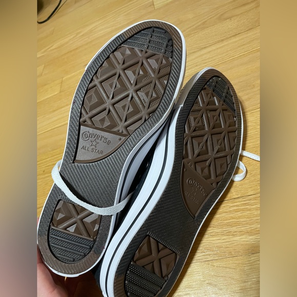 Converse Black and White High-Top Sneakers - Picture 5 of 5